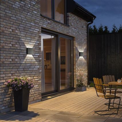 Brilagi - LED-ulkoseinävalaisin DOUBLERAY LED/4W/230V musta IP65