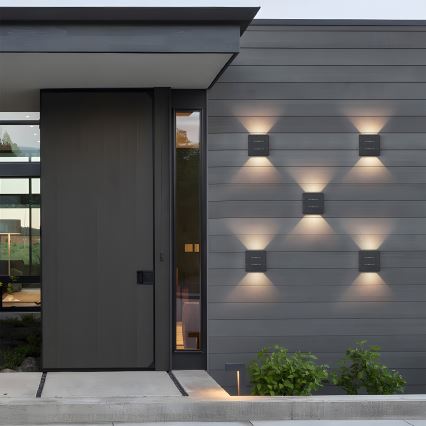 Brilagi -LED Ulkoseinävalaisin DOUBLERAY LINE LED/6W/230V antrasiitti IP54