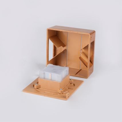 Brilagi -LED ulkoseinävalaisin DOUBLERAY LINE LED/6W/230V puupintainen IP54