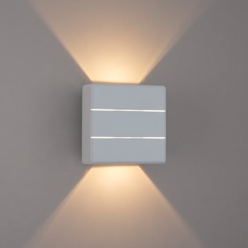 Brilagi - LED-ulkoseinävalaisin DOUBLERAY LINE LED/6W/230V valkoinen IP54