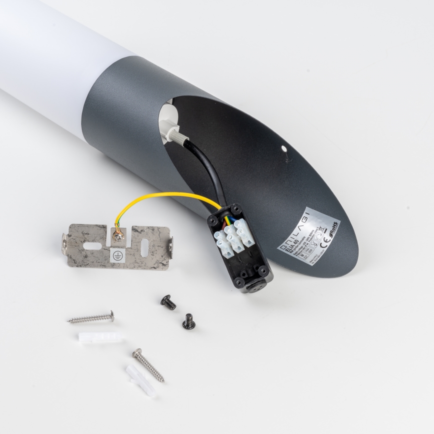 BRILAGI - LED-ulkoseinävalaisin ELIA 1xE27/7W/230V 4000K IP44 antrasiitti