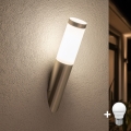 BRILAGI - LED-ulkoseinävalaisin ELIA 1xE27/7W/230V 4000K IP44 mattakromi