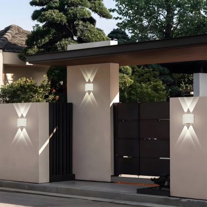 Brilagi - LED-ulkoseinävalaisin FLAREBOX LED/4W/230V valkoinen IP65