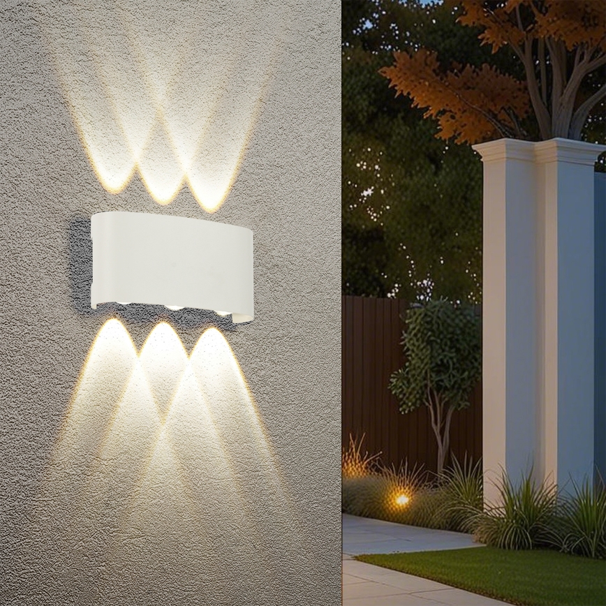 Brilagi - LED-ulkoseinävalaisin FLAREBOX LED/6W/230V valkoinen IP65