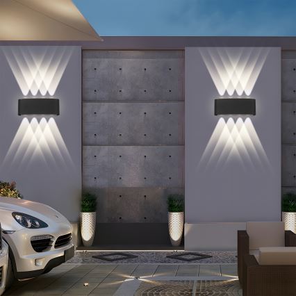 Brilagi - LED-ulkoseinävalaisin FLAREBOX LED/8W/230V musta IP65