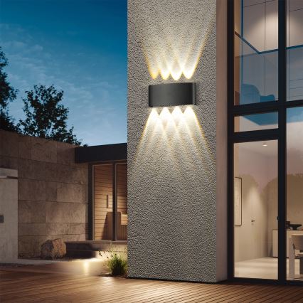 Brilagi - LED-ulkoseinävalaisin FLAREBOX LED/8W/230V musta IP65