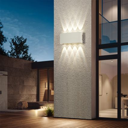 Brilagi - LED-ulkoseinävalaisin FLAREBOX LED/8W/230V valkoinen IP65