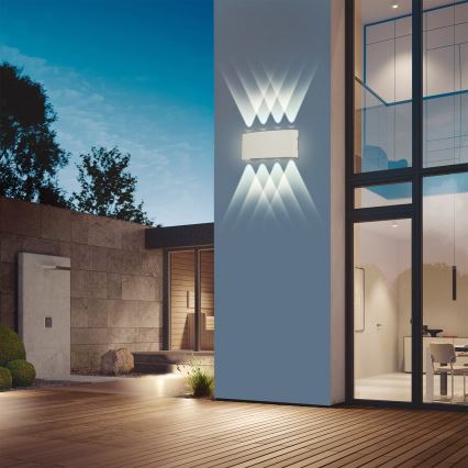 Brilagi - LED-ulkoseinävalaisin FLAREBOX LED/8W/230V valkoinen IP65