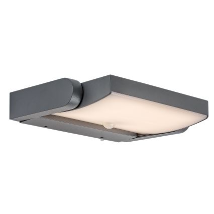 Brilagi - LED-ulkoseinävalaisin tunnistimella ANKLE LED/18W/230V 3000K IP65 antrasiitti