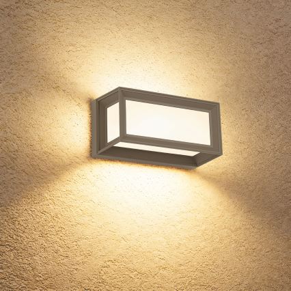 Brilagi - PARKER LED-ulkoseinävalaisin liiketunnistimella LED/12W/230V harmaa IP44