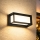 Brilagi - LED-ulkoseinävalaisin liiketunnistimella PARKER LED/12W/230V musta IP44