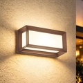 Brilagi - LED ulkoseinävalaisin liiketunnistimella PARKER LED/12W/230V ruskea IP44
