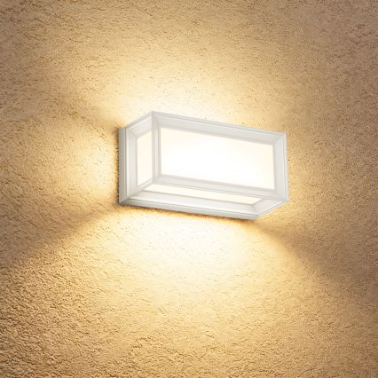 Brilagi - PARKER LED-ulkovalaisin liiketunnistimella LED/12W/230V valkoinen IP44