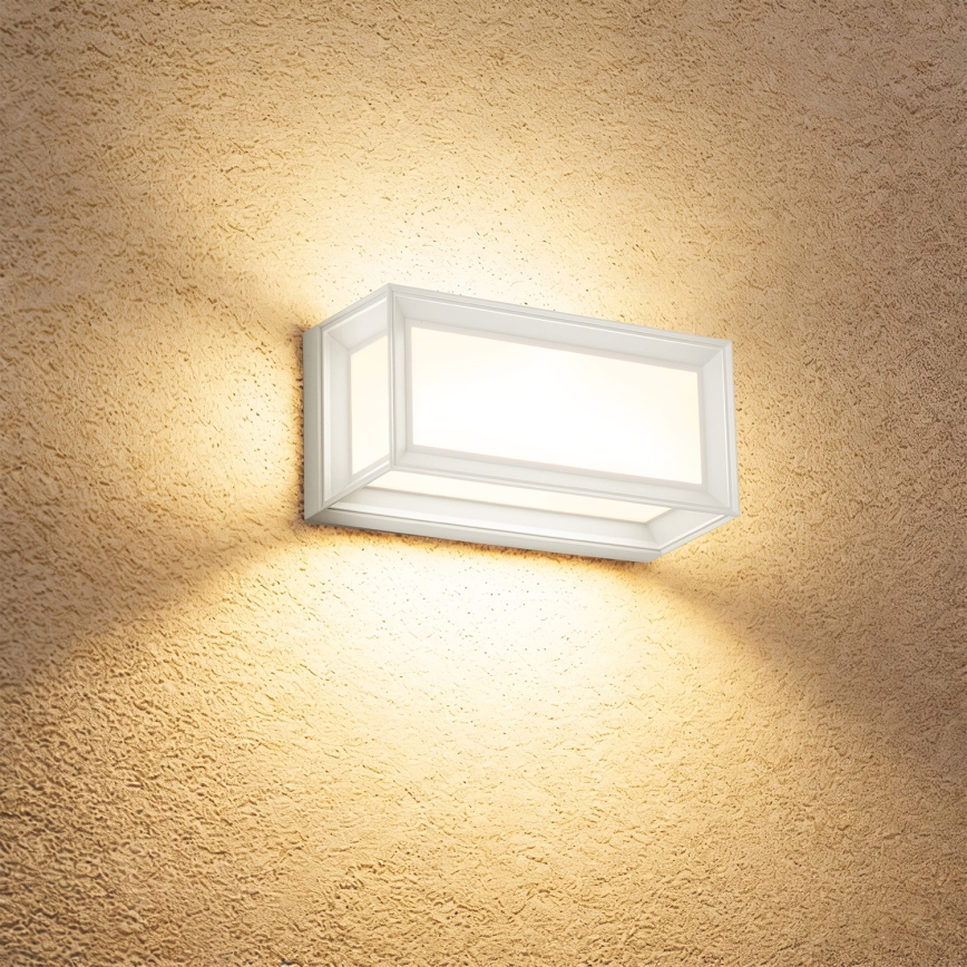 Brilagi - PARKER LED-ulkovalaisin liiketunnistimella LED/12W/230V valkoinen IP44