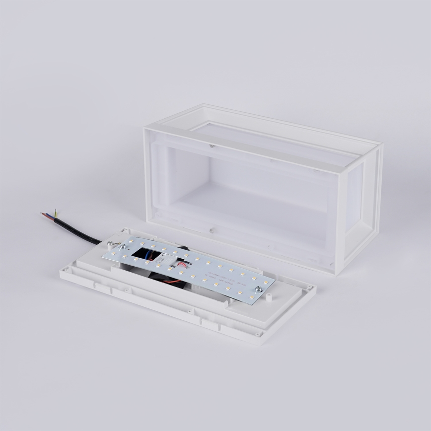 Brilagi - PARKER LED-ulkovalaisin liiketunnistimella LED/12W/230V valkoinen IP44