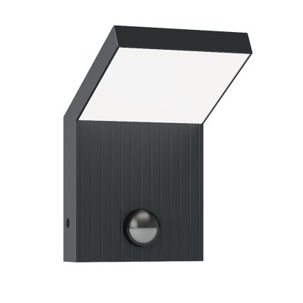 Brilagi - RIANO LED-ulkoseinävalaisin liiketunnistimella LED/8W/230V antrasiitti IP65