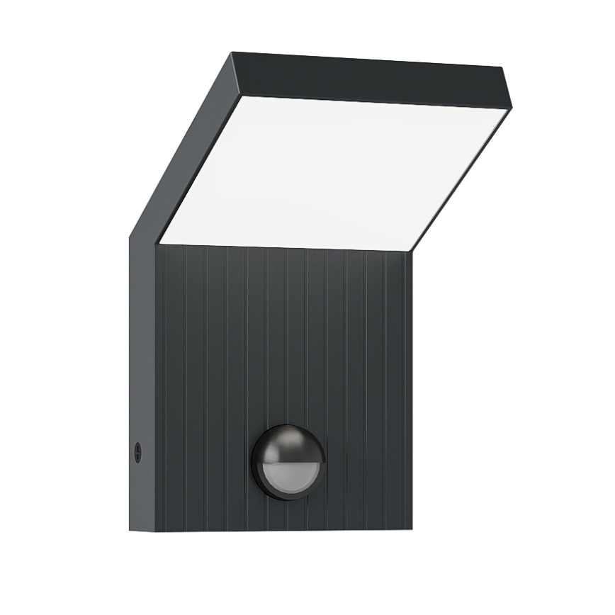 Brilagi - RIANO LED-ulkoseinävalaisin liiketunnistimella LED/8W/230V antrasiitti IP65