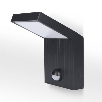 Brilagi - RIANO LED-ulkoseinävalaisin liiketunnistimella LED/8W/230V antrasiitti IP65