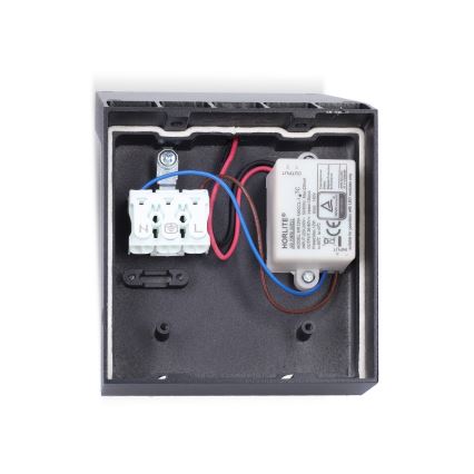 Brilagi - RIANO LED-ulkoseinävalaisin liiketunnistimella LED/8W/230V antrasiitti IP65