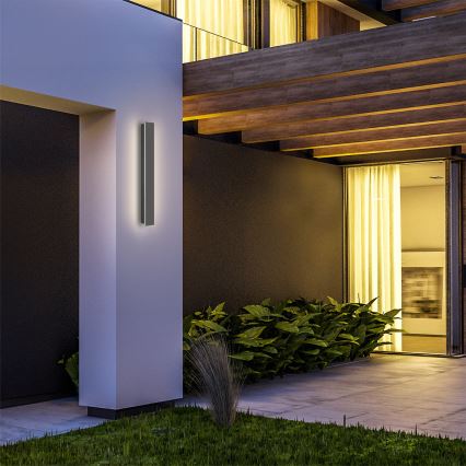 Brilagi - LINEAR LED ulkoseinävalaisin LED/12W/230V 3000K IP65 50 cm antrasiitti CRI 90