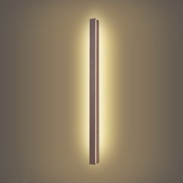 Brilagi - LED ulkoseinävalaisin LINEAR LED/22W/230V 3000K IP65 100 cm ruskea CRI 90