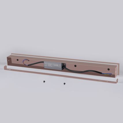 Brilagi - LED-ulkoseinävalaisin LINEAR LED/8W/230V 3000K IP65 30 cm ruskea CRI 90