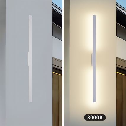 Brilagi - LED-ulkovalaisin LUNA LED/24W/230V 3000K IP65 100 cm valkoinen CRI 90