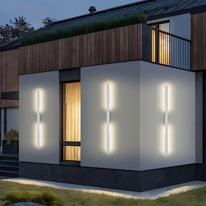 Brilagi - LED-ulkovalaisin LUNA LED/24W/230V 3000K IP65 100 cm valkoinen CRI 90