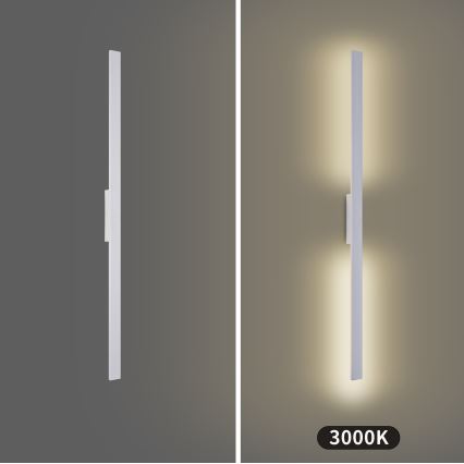 Brilagi - LED-ulkovalaisin LUNA LED/24W/230V 3000K IP65 100 cm valkoinen CRI 90