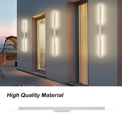 Brilagi - LED-ulkovalaisin LUNA LED/24W/230V 3000K IP65 100 cm valkoinen CRI 90