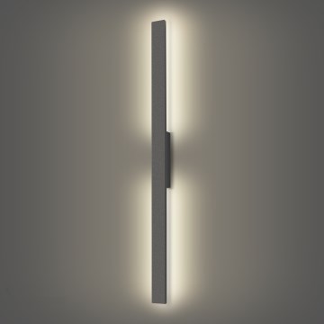 Brilagi - LED-ulkoseinävalaisin LUNA LED/24W/230V 4000K IP65 100 cm antrasiitti CRI 90