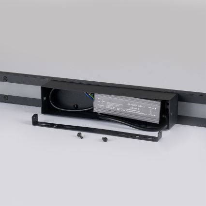 Brilagi - LED ulkoseinävalaisin LUNA LED/30W/230V 4000K IP65 150 cm musta CRI 90
