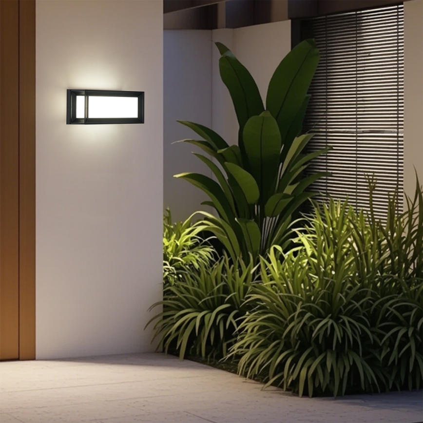 Brilagi - LED-ulkoseinävalaisin PARKER LED/12W/230V musta IP44