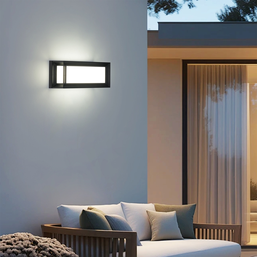Brilagi - LED-ulkoseinävalaisin PARKER LED/12W/230V musta IP44