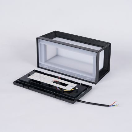 Brilagi - LED-ulkoseinävalaisin PARKER LED/12W/230V musta IP44