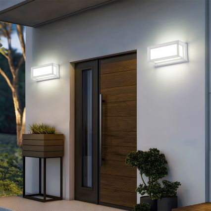 Brilagi - LED ulkoseinävalaisin PARKER LED/12W/230V valkoinen IP44