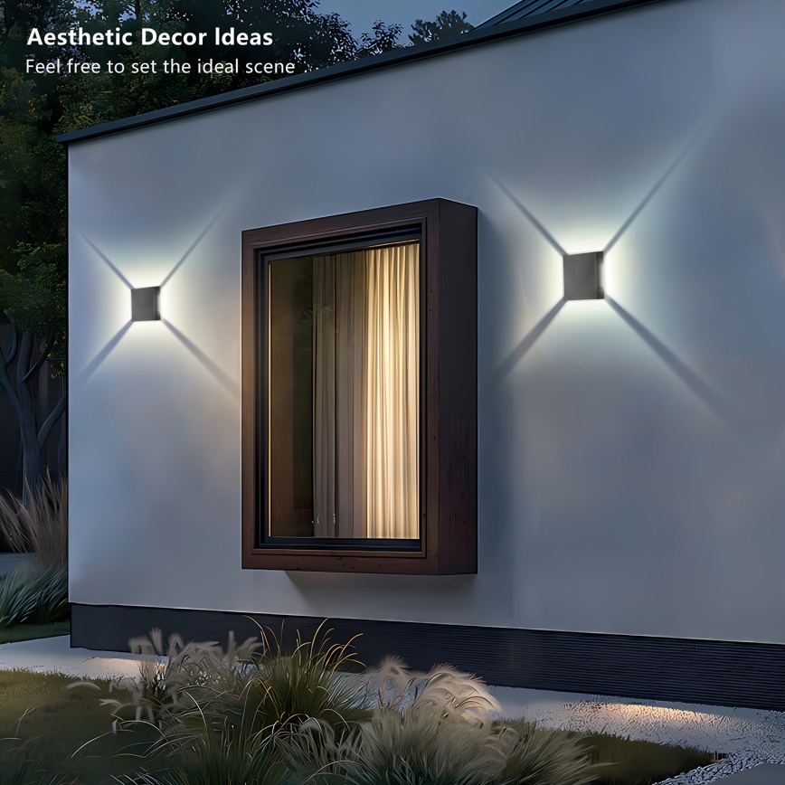 Brilagi - LED ulkoseinävalaisin QUADRAY LED/4W/230V antrasiitti IP65