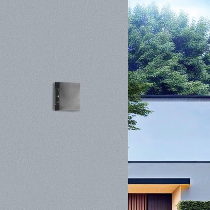 Brilagi - LED ulkoseinävalaisin QUADRAY LED/4W/230V antrasiitti IP65