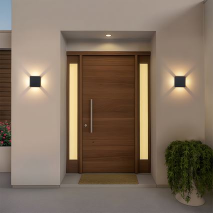 Brilagi - LED Ulkoseinävalaisin QUADRAY LED/6W/230V musta IP54