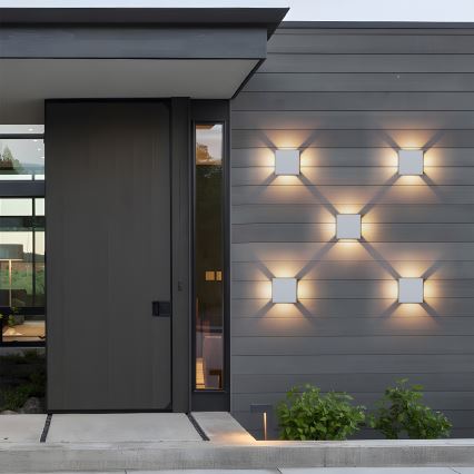 Brilagi - LED ulkoseinävalaisin QUADRAY LED/6W/230V valkoinen IP54