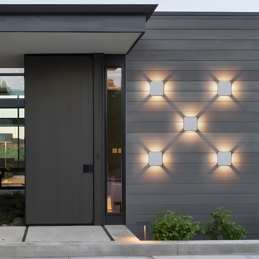 Brilagi - LED ulkoseinävalaisin QUADRAY LED/6W/230V valkoinen IP54