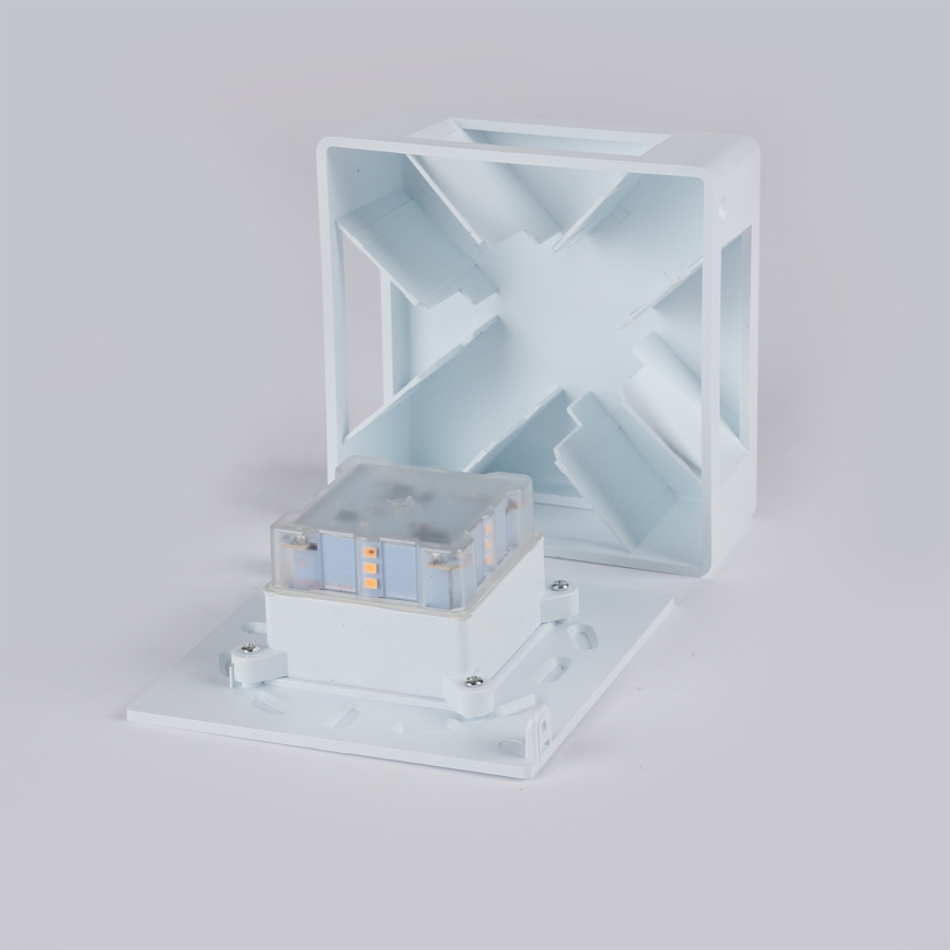 Brilagi - LED ulkoseinävalaisin QUADRAY LED/6W/230V valkoinen IP54