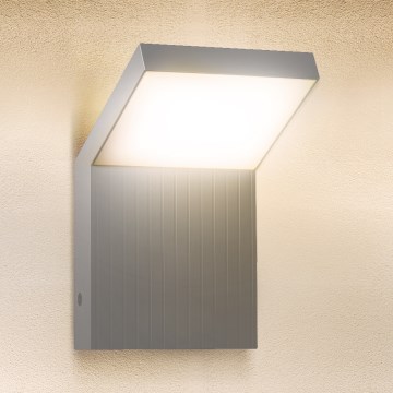 Brilagi - LED ulkoseinävalaisin RIANO LED/8W/230V hopeanvärinen IP65
