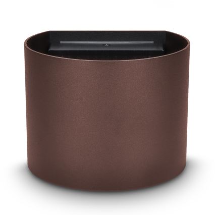 Brilagi - LED-ulkoseinävalaisin RONDO LED/6W/230V ruskea IP54