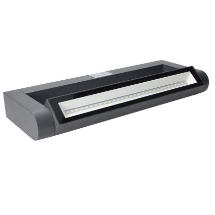 Brilagi - LED ulkoseinävalaisin SALERNO LED/12W/230V 35,5 cm antrasiitti IP65