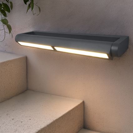 Brilagi - LED ulkoseinävalaisin SALERNO LED/24W/230V 66 cm antrasiitti IP65