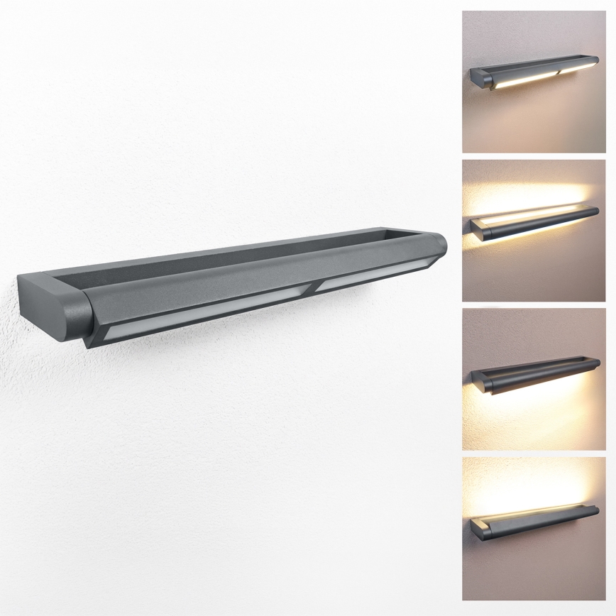 Brilagi - LED ulkoseinävalaisin SALERNO LED/24W/230V 66 cm antrasiitti IP65