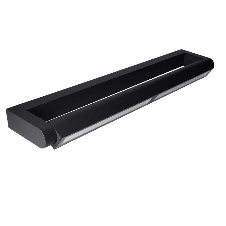 Brilagi - LED-ulkoseinävalaisin SALERNO LED/24W/230V 66 cm musta IP65