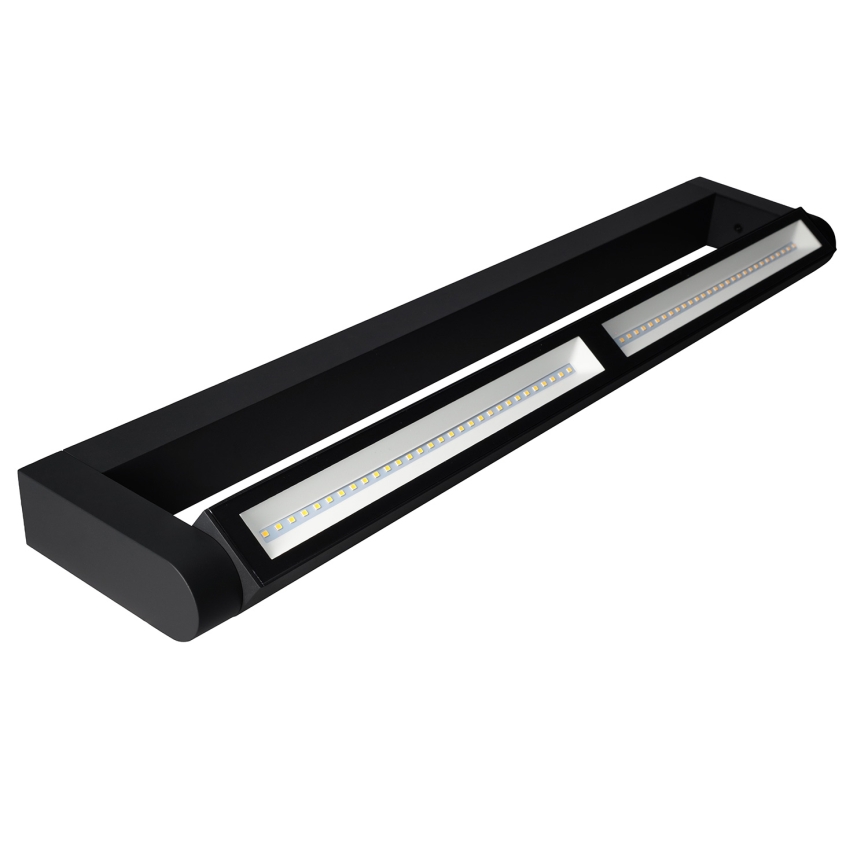 Brilagi - LED-ulkoseinävalaisin SALERNO LED/24W/230V 66 cm musta IP65