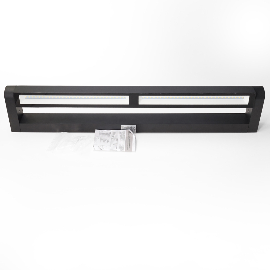 Brilagi - LED-ulkoseinävalaisin SALERNO LED/24W/230V 66 cm musta IP65